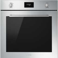 SMEG PYROLYSE EINBAUBACKOFEN SFP6401TVX EDELSTHAL DESIGNLINIE SELEZIONE
