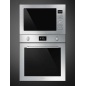 SMEG BUILT-IN MICROWAVE OVEN WITH ELECTRIC GRILL FMI425X