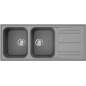 LAVELLO SMEG RIGAE LZ116CT 2 VASCHE CEMENTO