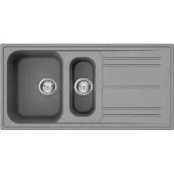 SMEG EINBAUSPÜLE RIGAE LZ102CT ZEMENT-EFFEKT
