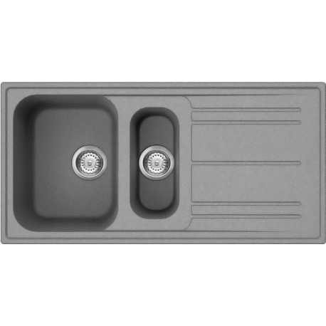 SMEG EINBAUSPÜLE RIGAE LZ102CT ZEMENT-EFFEKT