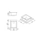 SMEG SYNTHETIC KITCHEN SINK VZ40CT RIGAE SERIES - 1 BOWL CONCRETE