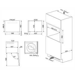 SMEG BUILT-IN WINE COOLER CVI318RWX2 60x45 CM