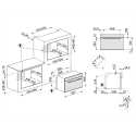 FORNO COMPATTO COMBINATO VAPORE SMEG SF4102VCN