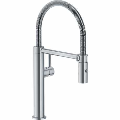 FRANKE PESCARA L DOCCIA SINGLE LEVER SINK MIXER TAP BRUSHED STAINLESS STEEL