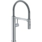 FRANKE PESCARA L DOCCIA MISCELATORE SEMI-PROFESSIONALE CON DOCCETTA ESTRAIBILE INOX SATINATO