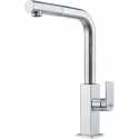 FRANKE MYTHOS GRIFO MONOCOMANDO PARA FREGADERO CAÑO HORIZONTAL EXTRAÍBLE ACERO INOXIDABLE SATINADO