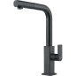 FRANKE MYTHOS DOCCIA MISCELATORE CON DOCCETTA ESTRAIBILE INOX NERO