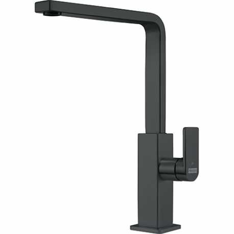 FRANKE MYTHOS SINGLE LEVER SINK MIXER TAP BLACK STEEL