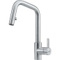 FRANKE KUBUS DOCCIA GRIFO MONOCOMANDO PARA FREGADERO EXTRAÍBLE ACERO INOXIDABLE SATINADO