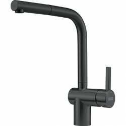 FFRANKE ATLAS NEO DOCCIA MISCELATORE CON DOCCETTA ESTRAIBILE INOX NERO