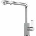 FRANKE MARIS SINGLE LEVER SINK MIXER TAP CHROME AND STONE GREY