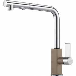 FRANKE MARIS ROBINET MITIGEUR MONOCOMMANDE AVEC DOUCHETTE CHROME ET OYSTER