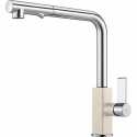 FRANKE MARIS SINGLE LEVER SINK MIXER TAP CHROME AND SAHARA