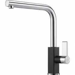 FRANKE MARIS SINGLE LEVER SINK MIXER TAP CHROME AND BLACK