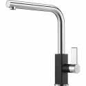 FRANKE MARIS SINGLE LEVER SINK MIXER TAP CHROME AND BLACK