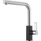 FRANKE MARIS GRIFO MONOCOMANDO PARA FREGADERO CROMO Y NEGRO