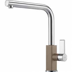 FRANKE MARIS SINGLE LEVER SINK MIXER TAP CHROME AND OYSTER