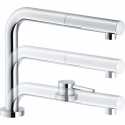 FRANKE ACTIVE WINDOW UNDERWINDOW SINGLE LEVER KITCHEN SINK MIXER TAP CHROME
