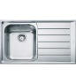 FRANKE NEPTUNE NEX 211 - 86x51 FREGADERO DE UN SENO ACERO INOX AISI304
