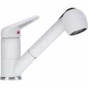 FRANKE NOVARA PLUS DOCCIA GRIFO MONOCOMANDO PARA FREGADERO EXTRAÍBLE BLANCO