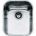 FRANKE AMX 110-34 UNDERMOUNTED KITCHEN SINK SINGLE BOWL BRUSHED STAINLESS STEEL 34 CM