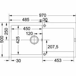 FRANKE MARIS MRG 611-L EINBAUSPÜLE FRAGRANIT