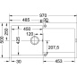 FRANKE MARIS MRG 611-L LAVELLO 1 VASCA FRAGRANITE