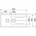 FRANKE BOSTON BFG 651 EINBAUSPÜLE FRAGRANIT