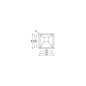 LAVELLO CM GLAMOUR  45X45 1 VASCA ACCIAIO INOX SATINATO