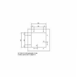 CM GLAMOUR 45x45 EINBAUSPÜLE EDELSTAHL GEBÜRSTET