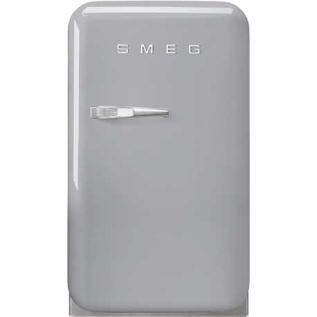 SMEG FAB5RSV5 FREE-STANDING REFRIGERATOR SILVER 50's STYLE