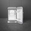 SMEG FAB5RSV5 FREE-STANDING REFRIGERATOR SILVER 50's STYLE