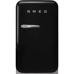 FRIGORIFERO A LIBERA INSTALLAZIONE NERO SMEG FAB5RBL3LINEA ANNI '50
