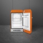 SMEG FAB5ROR5 FREE-STANDING REFRIGERATOR ORANGE  50's STYLE