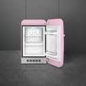 SMEG FAB5RPK3 RETRO MINIBAR STAND-KÜHLSCHRANK PINK STYL DER 50° JAHRE
