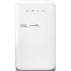 SMEG FAB5RWH3 RETRO MINIBAR STAND-KÜHLSCHRANK WEISS STYL DER 50° JAHRE