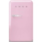 SMEG FAB10RPK2 RETRO MINIBAR STAND-KÜHLSCHRANK PINK STYL DER 50° JAHRE