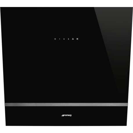 CAMPANA A PARED NEGRO SMEG KV26N 60 CM