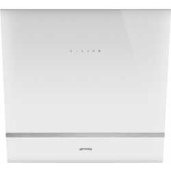 SMEG KV26B ANGLED CHIMNEY HOOD WHITE 60 CM