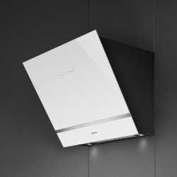 SMEG KV26B ANGLED CHIMNEY HOOD WHITE 60 CM