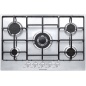 SCHOCK GAS HOB SILVER PC75AV STAINLESS STEEL 75 CM
