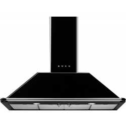 SMEG KT110BLE DEKORWANDHAUBE SCHWARZ DESIGNLINIE VICTORIA 110 CM