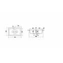 SCHOCK KITCHEN SINK LITHOS N200S CRISTALITE ASPHALT