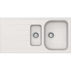 SCHOCK KITCHEN SINK LITHOS D150 A - 1.5 BOWL CRISTALITE ALUMINA |FA...