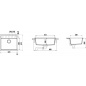 SCHOCK NEMO N100 KITCHEN SINK SINGLE BOWL CRISTALITE ALUMINA