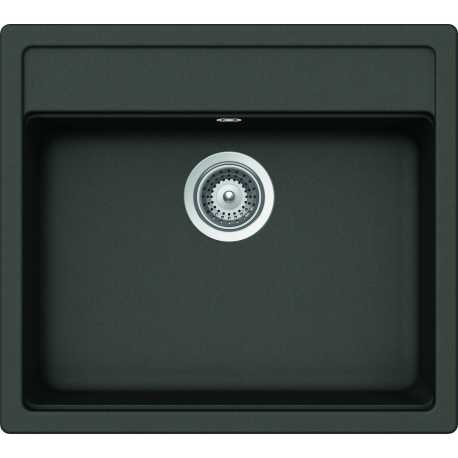 SCHOCK NEMO N100 KITCHEN SINK SINGLE BOWL CRISTALITE ASPHALT