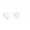 SCHOCK BROOKLYN N100 KITCHEN SINK ALUMINA