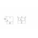SCHOCK BROOKLYN N100L KITCHEN SINK ALUMINA