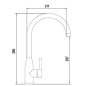 SCHOCK KAVUS GRIFO MONOCOMANDO PARA FREGADERO CAÑO ALTO ACERO INOX ORO BLANCO SCHOCK KAVUS GRIFO MONOCOMANDO PARA FREGADERO CAÑO ALTO ACERO INOX ORO BLANCO